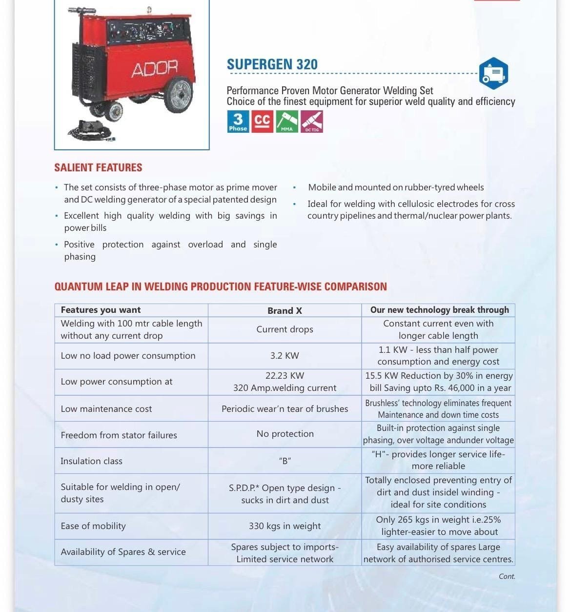 Supergun 320 Motor Generator Welding Set image 2