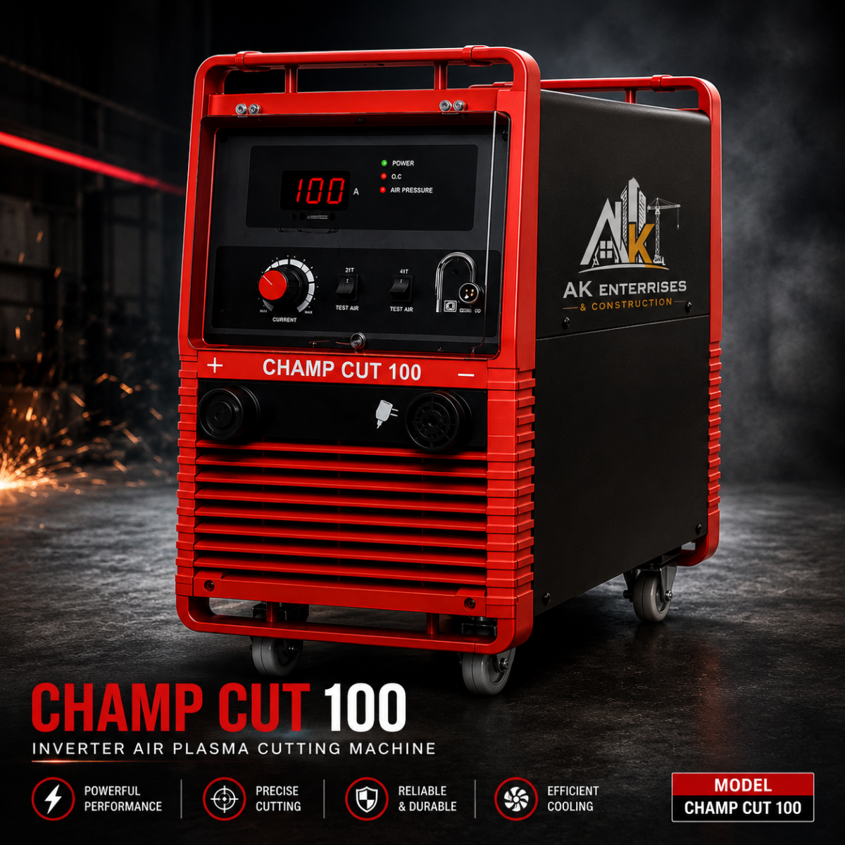 Champcut 100 Air Plasma Cutting Machine (100A)